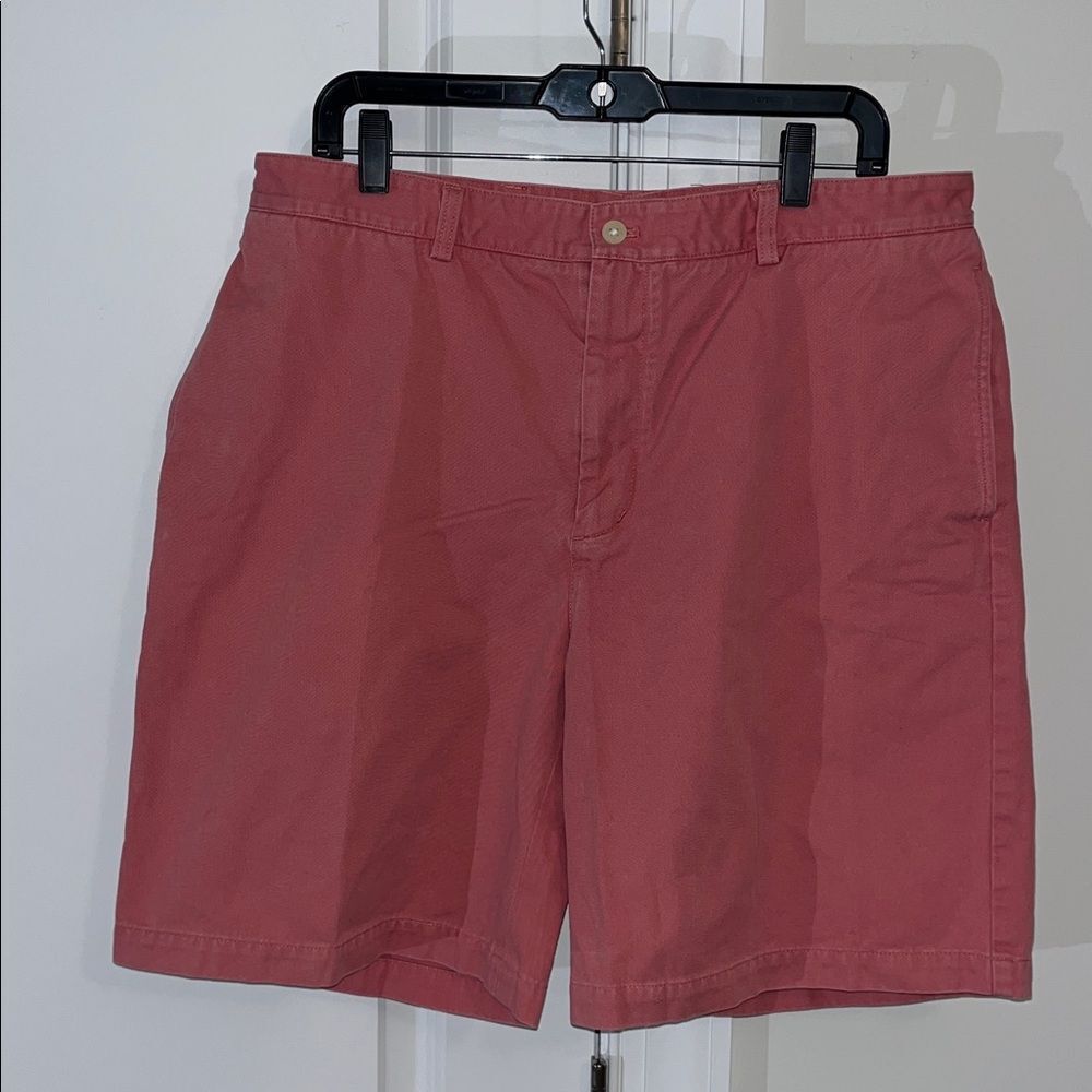 Vineyard Vines Club Flat Front Chino Style Salmon Pink Mauve Shorts 38/37 Waist